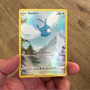 Pokemon - Crown Zenith - Swablu GG27/GG70 - Full Art Holo - NM / Mint